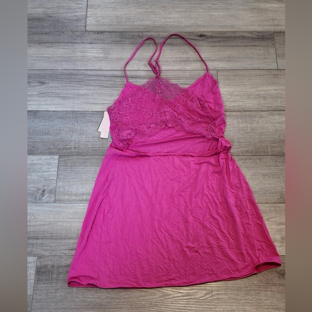 Victoria’s Secret Modal Lace Racerback Mini Slip Size M - Soft Cozy Minimal NWT - Picture 12 of 13